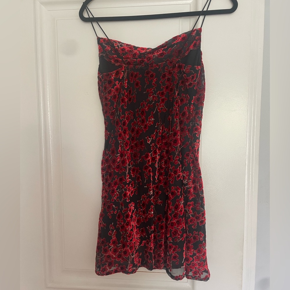 Merlot Mini Slip Dress - Picture 3 of 3